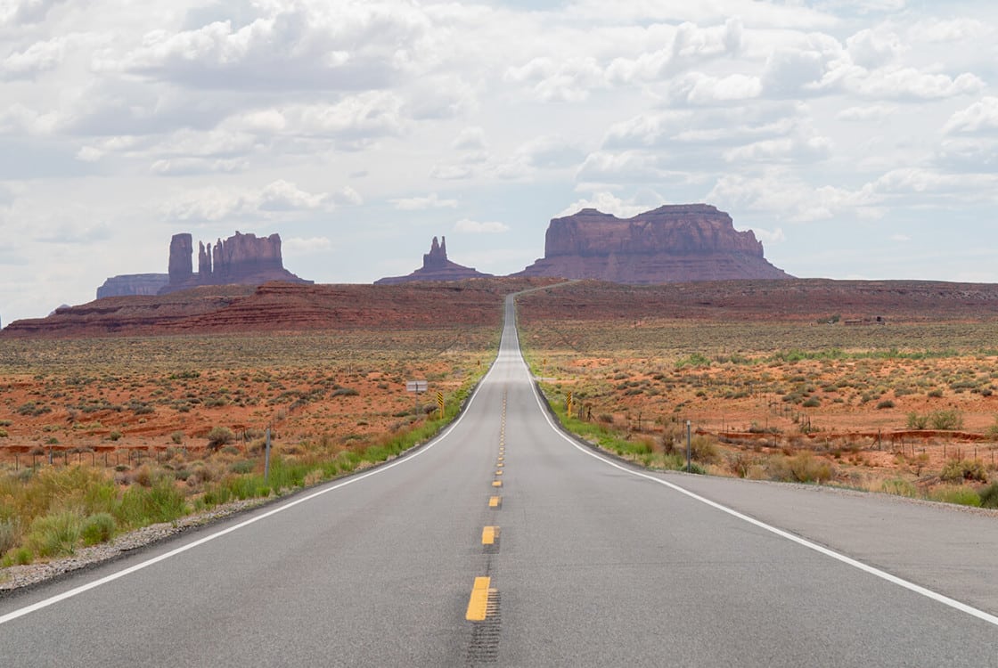 Road near Under Canvas Lake Powell-Grand Staircase