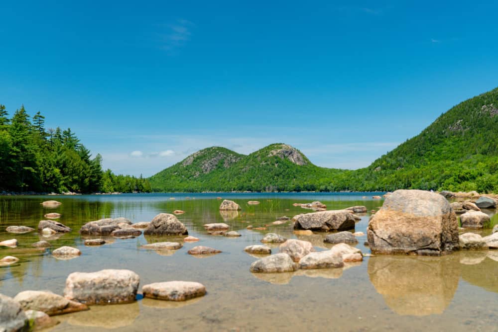 Jordan Pond in Acadia National Park