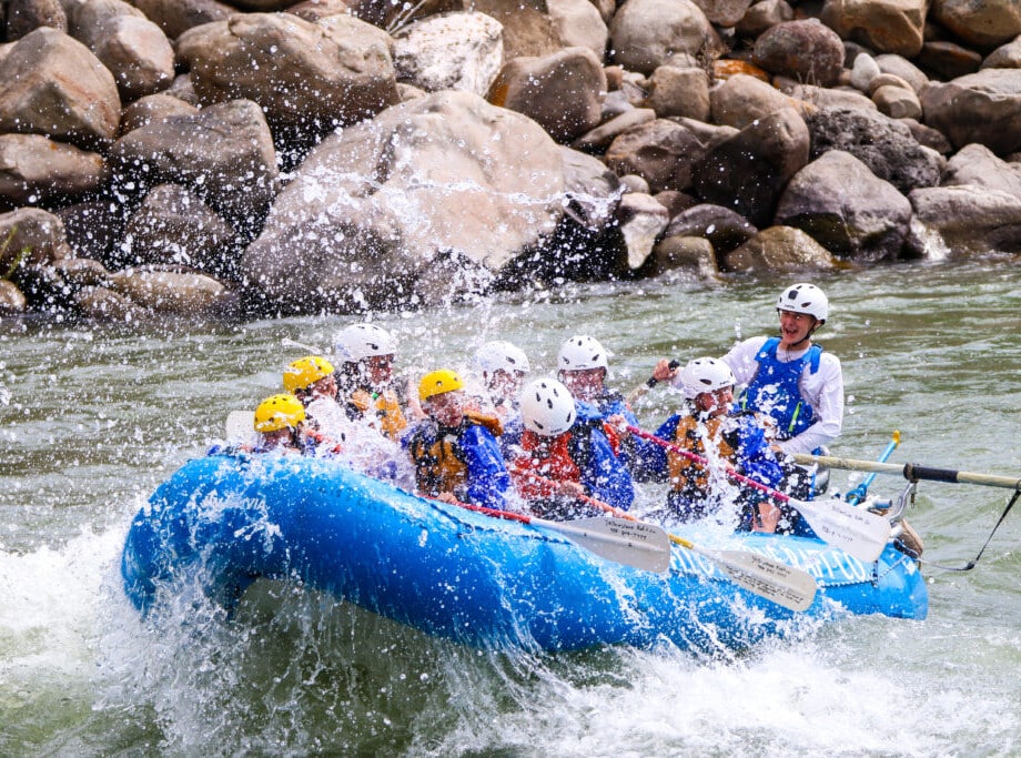 White water rafting