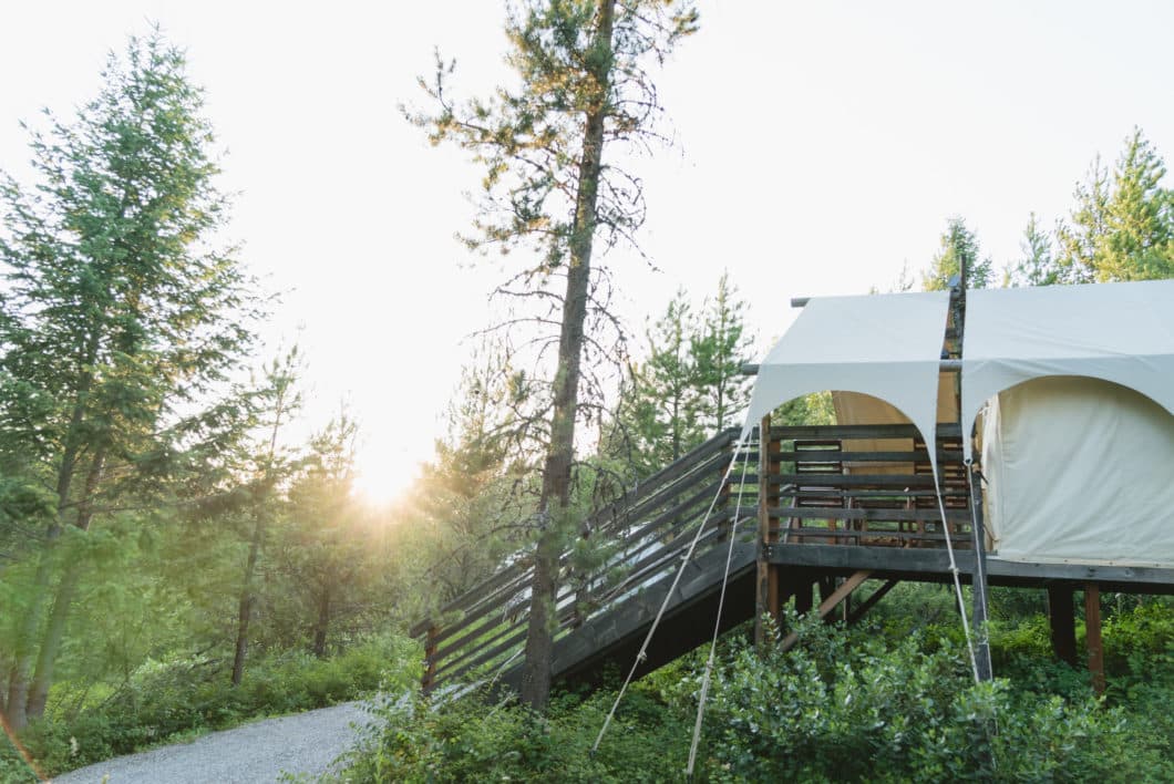 Under Canvas Glacier Upscale Glamping Near Glacier National Park