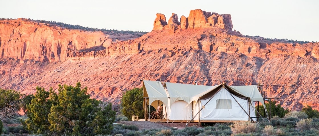 Suite Tent Exterior in Moab