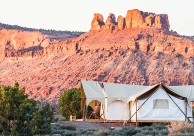 Suite Tent Exterior in Moab