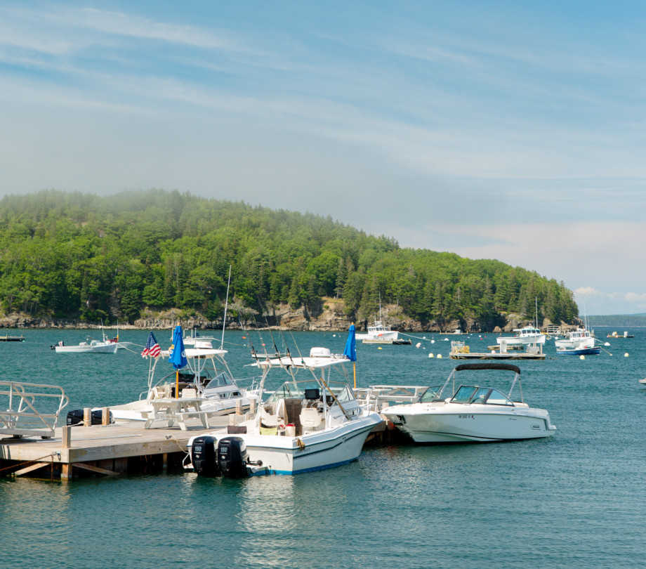 Fishing Boats in Maine harbour