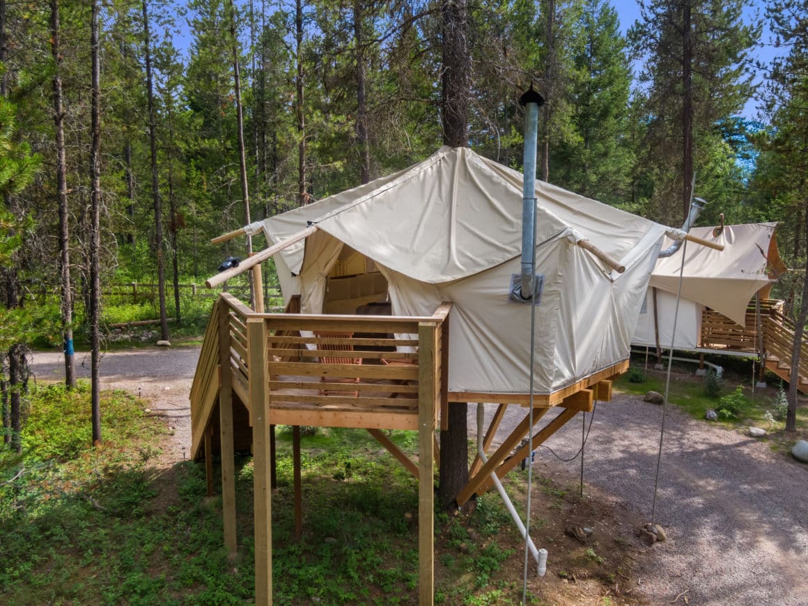 Under Canvas Glacier Upscale Glamping Near Glacier National Park