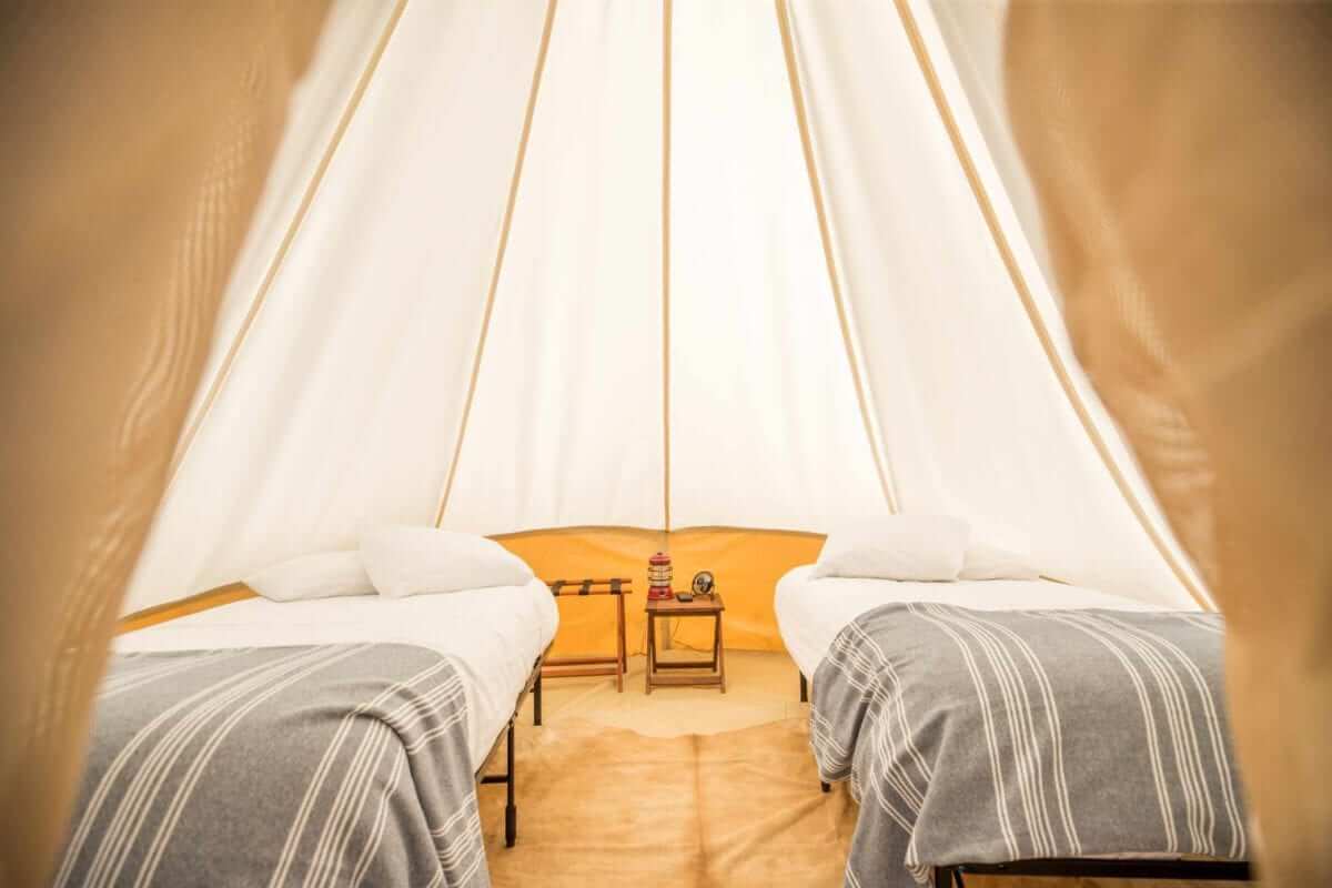 Deluxe with Kids Tent Interior