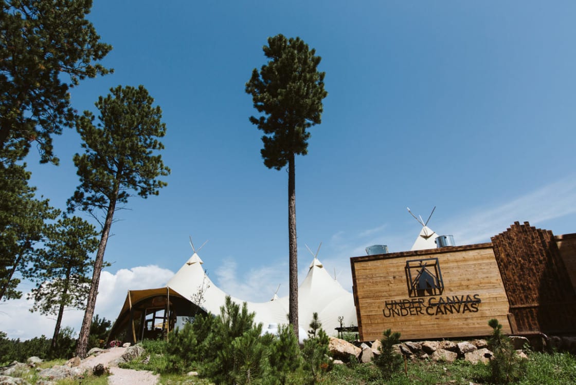 Under Canvas Mount Rushmore Lobby Tent