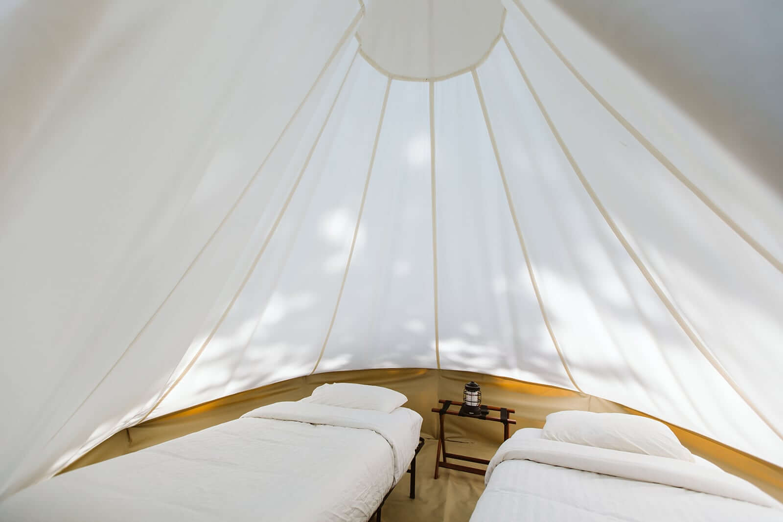 Two Beds in a Hive at Under Canvas Rushmore