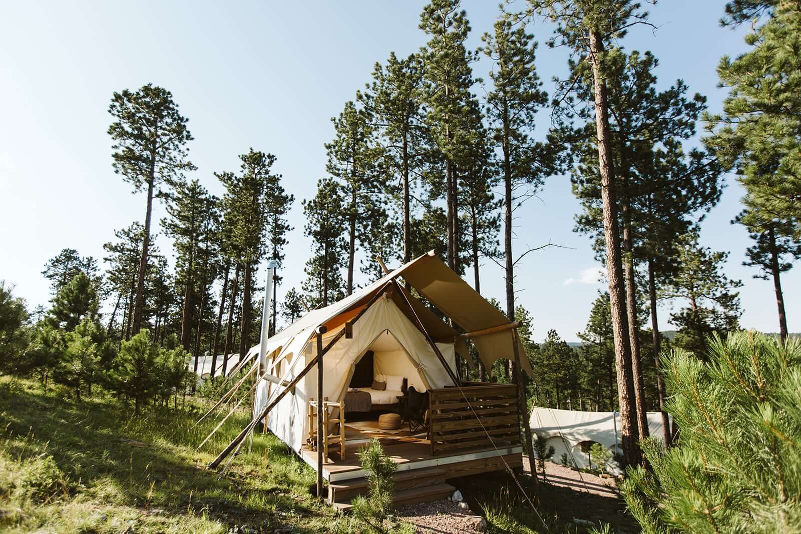 Under Canvas Mt. Rushmore Glamping Tent with Front Porch