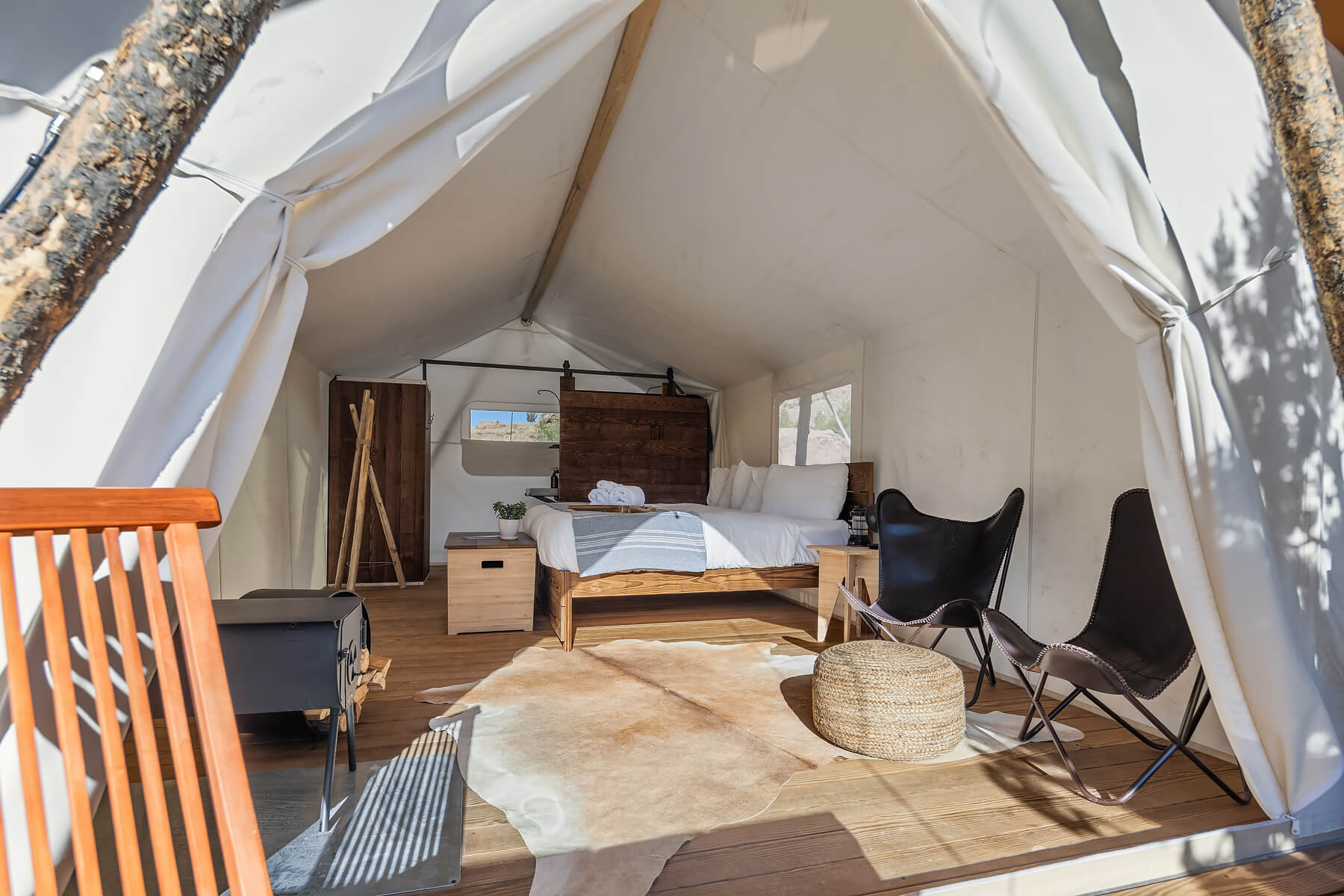 Deluxe Tent at Under Canvas Zion