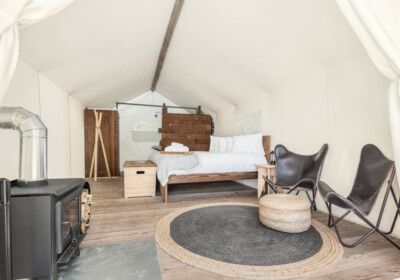 Deluxe Tent at Under Canvas Acadia