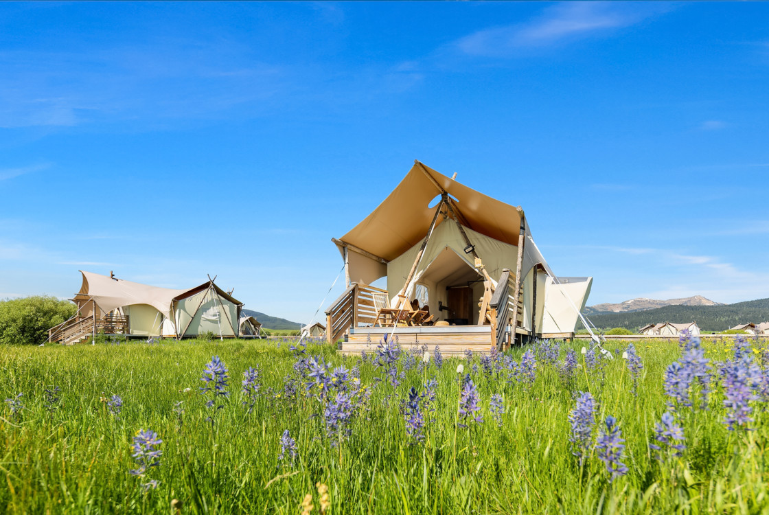 Under Canvas Yellowstone Stargazer Tent Exterior