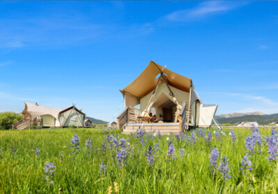 Under Canvas Yellowstone Stargazer Tent Exterior