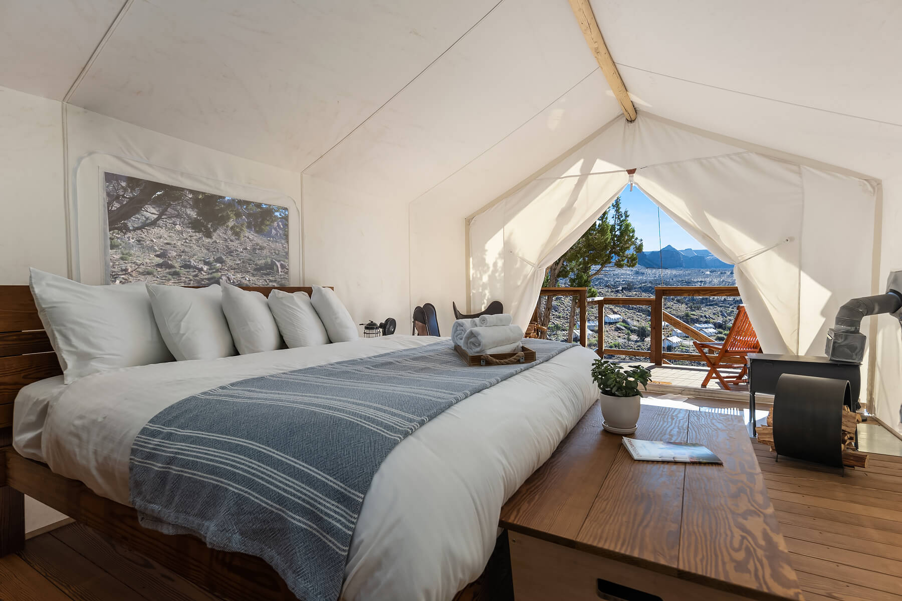 Deluxe Tent at Under Canvas Zion