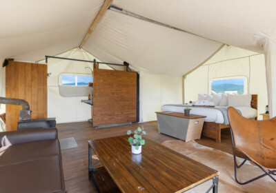 Under Canvas Yellowstone Suite Interior