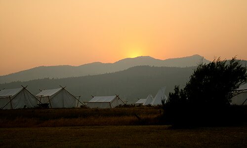 Glamping in Yellowstone