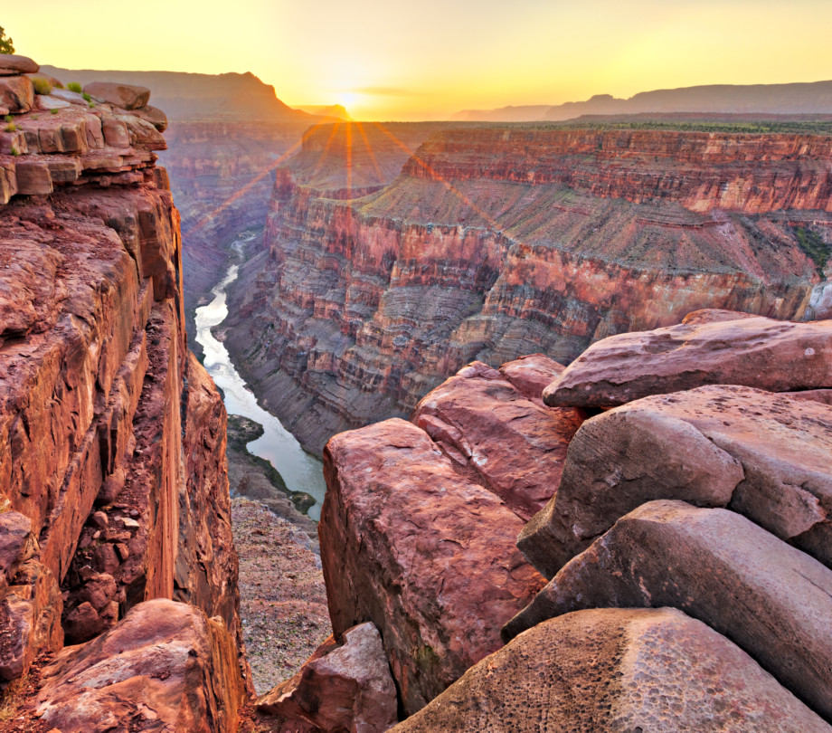 A view of the Grand Canyon near the Under Canvas Grand Canyon location.