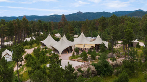 Under Canvas Mount Rushmore Lobby Tent