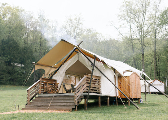 Under Canvas Great Smoky Mountains Canvas Tent