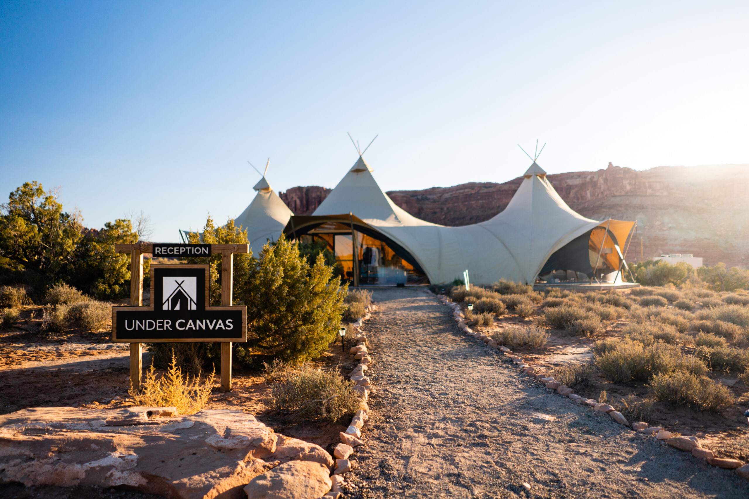 Under Canvas Moab Lobby Tent