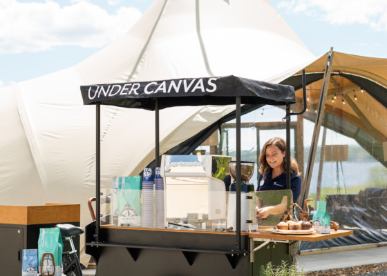 Under Canvas and Bluestone Lane Bring Coffee Culture to the Great Outdoors