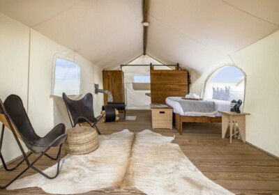 Stargazer Tent at Under Canvas North Yellowstone
