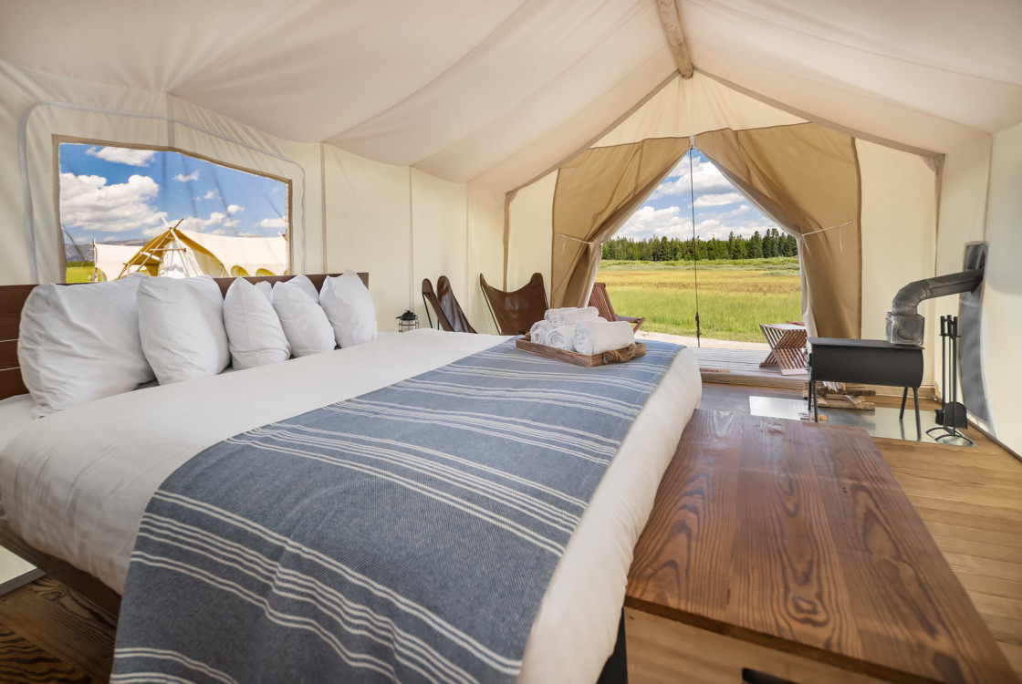 Deluxe Tent at Under Canvas
