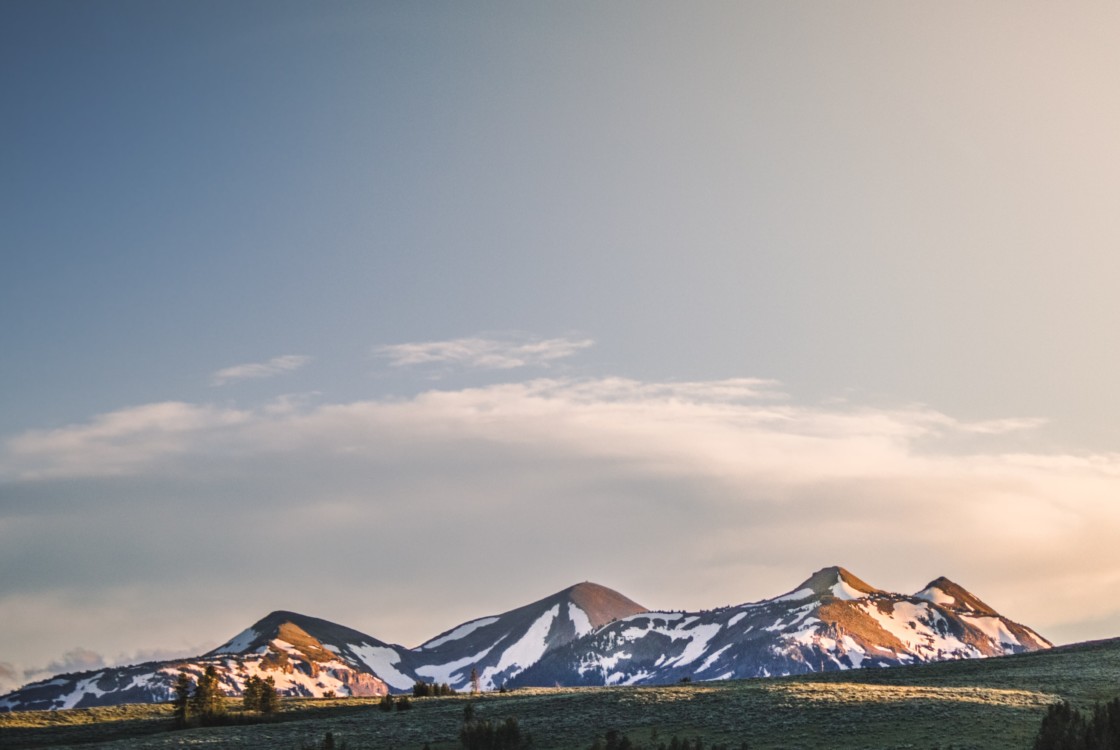 Paradise Valley, MT at Sunset