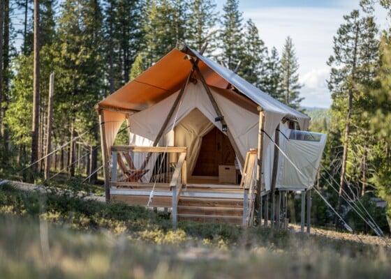 Stargazer tent at Under Canvas Yosemite.