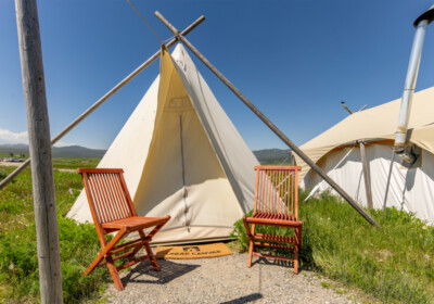 Under Canvas Yellowstone Kids Tent Exterior