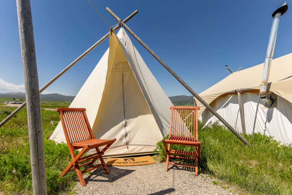 Under Canvas Yellowstone Kids Tent Exterior