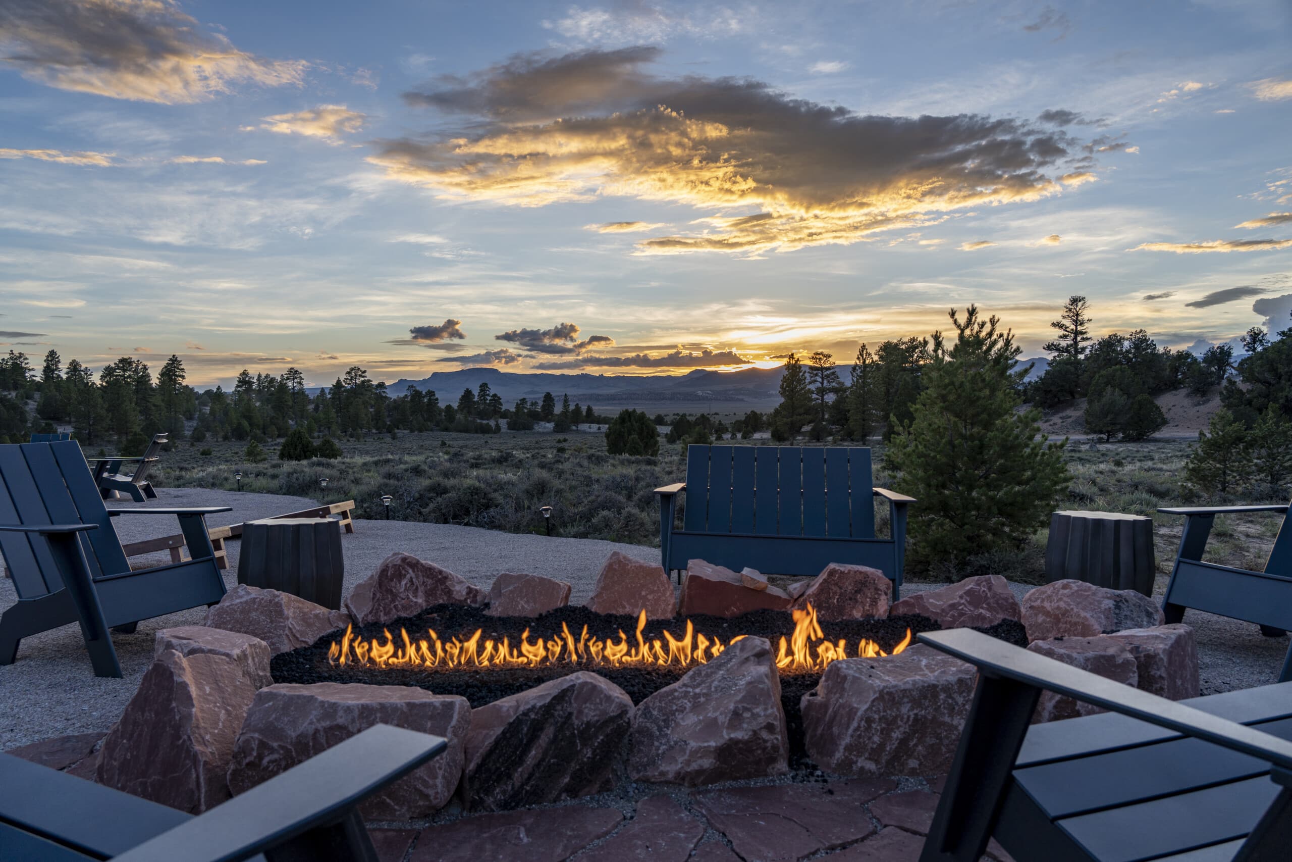 Under Canvas Bryce Canyon fire pit