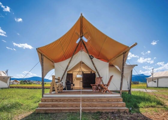 Make Your Way to Montana For the Best in Luxury Glamping