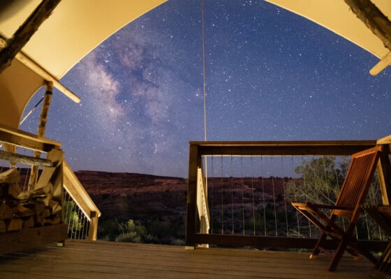 Lake powell is an international Darksky certified resort