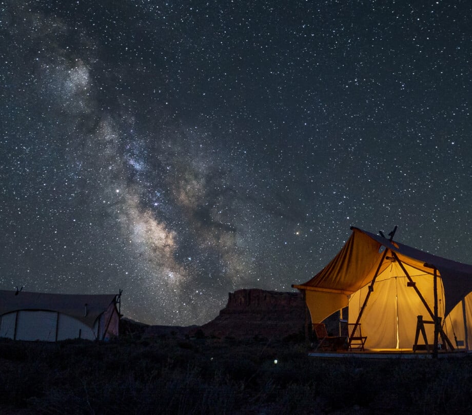 Under Canvas Moab Night Sky