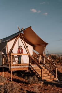 Under Canvas Tent at Lake Powell