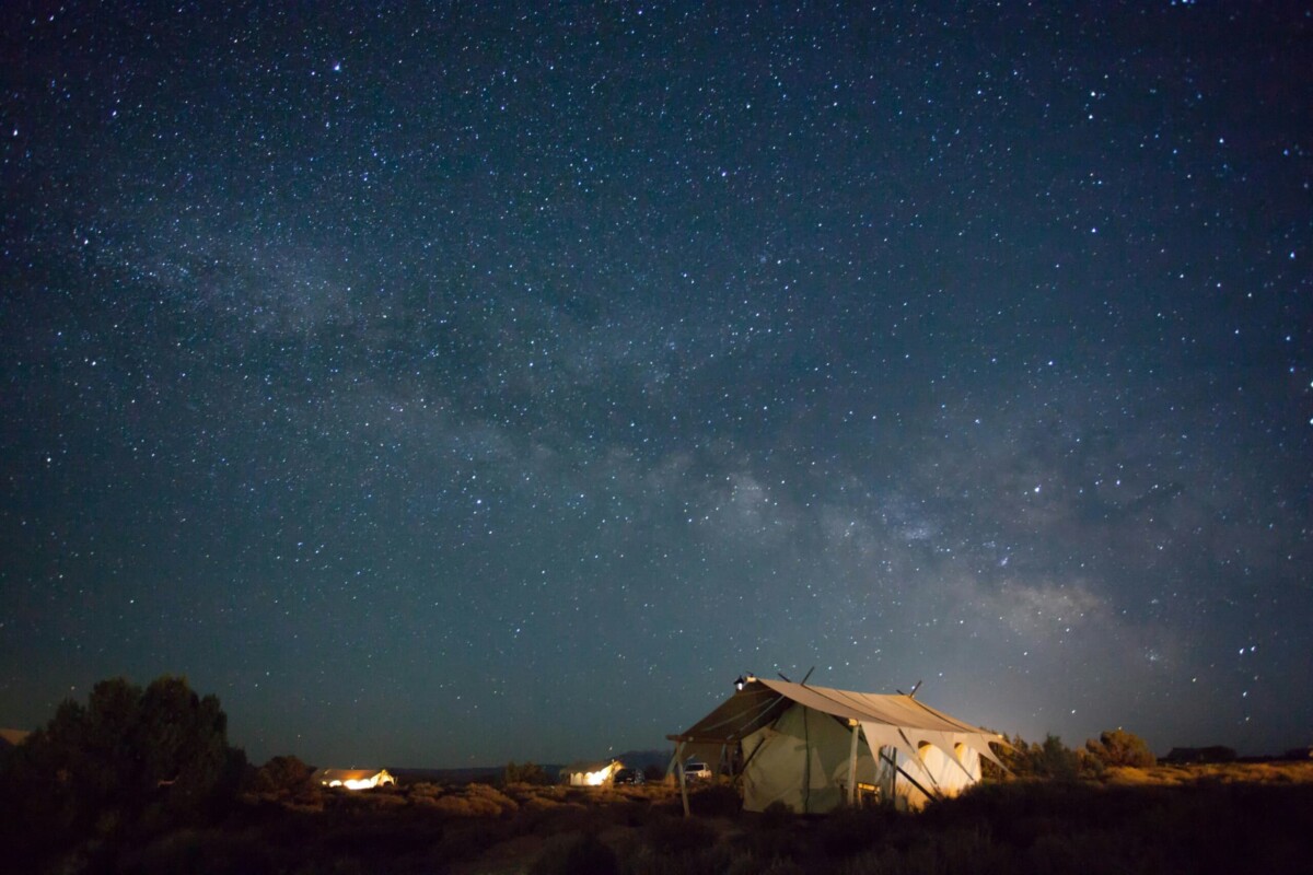 Stars at Under Canvas Moab