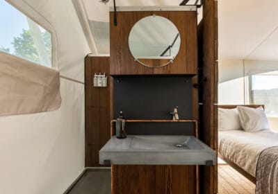 Mount Washington Suite at Under Canvas White Mountains.
