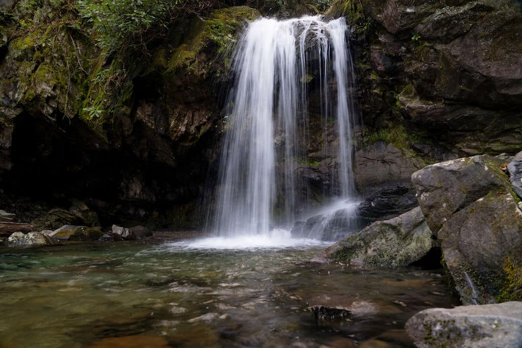 Waterfall in Great Smoky Mountain National Park.