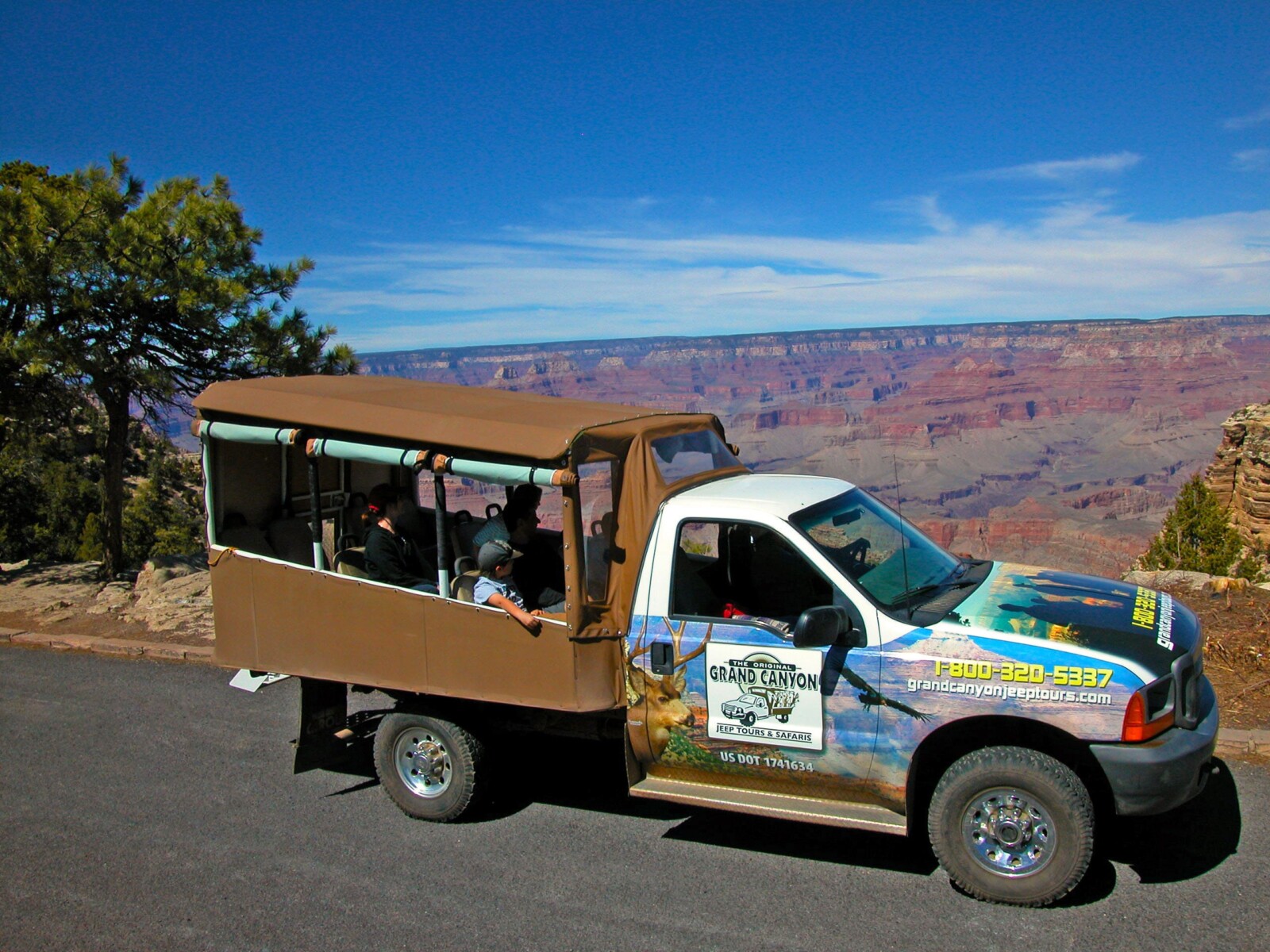 Jeep tour on the Grand Canyon Rim.