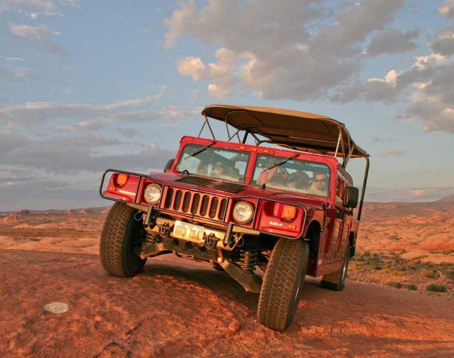 Hummer tour in Moab.