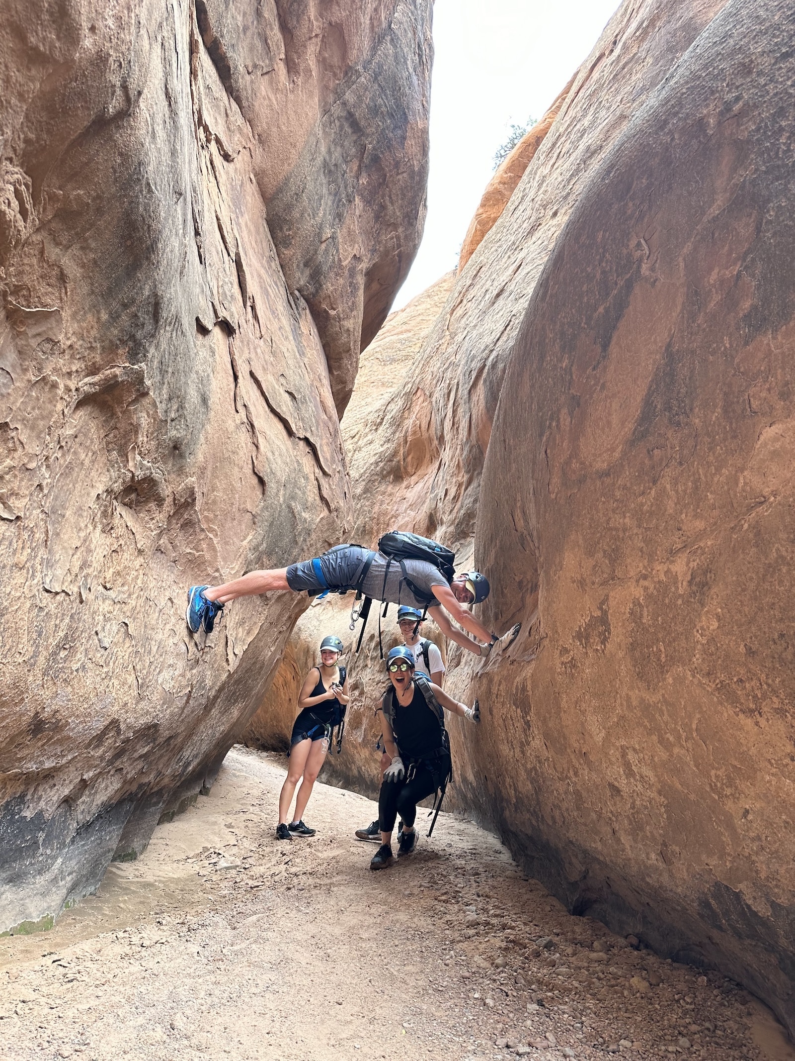 Group in Entrajo Canyon.