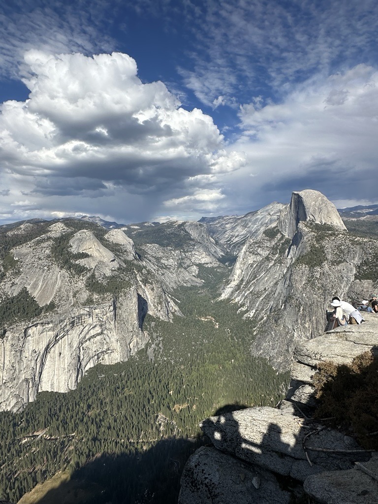 View from Yosemite Valley from above.