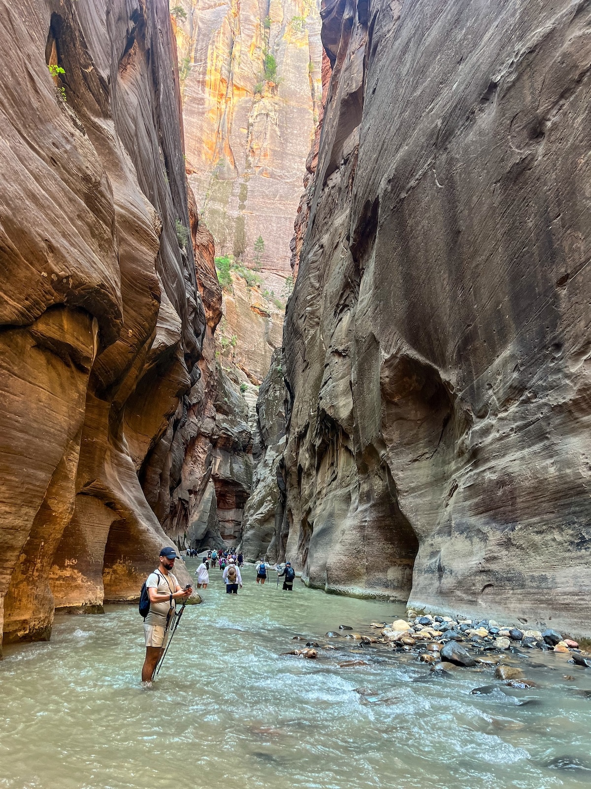 The narrows in Zion National Park.