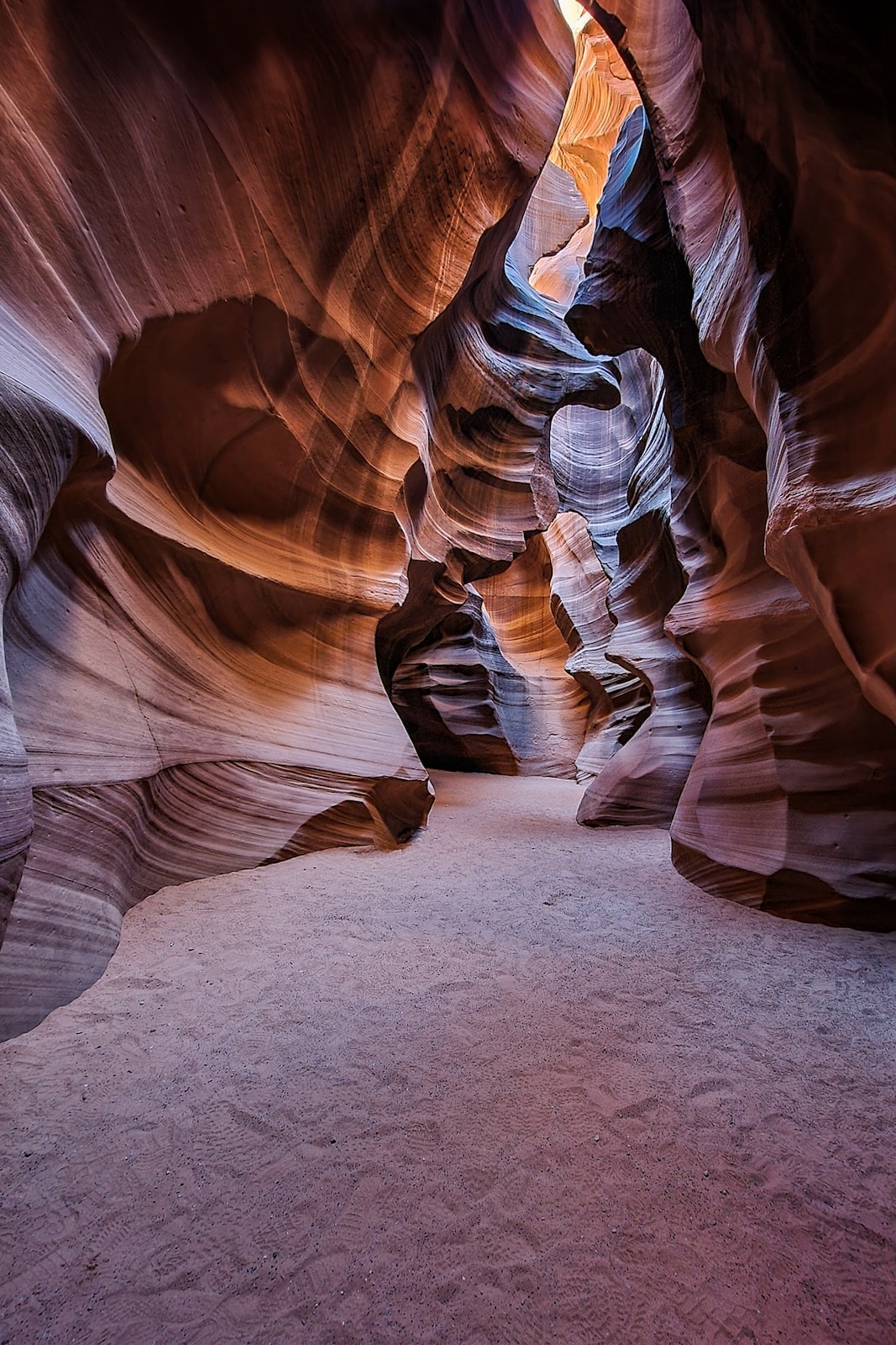 First chamber slot canyon near Lake Powell.