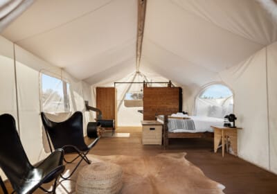 Stargazer tent at Under Canvas Santa Fe.
